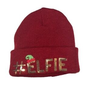Elf Christmas Knit Beanie Hat
